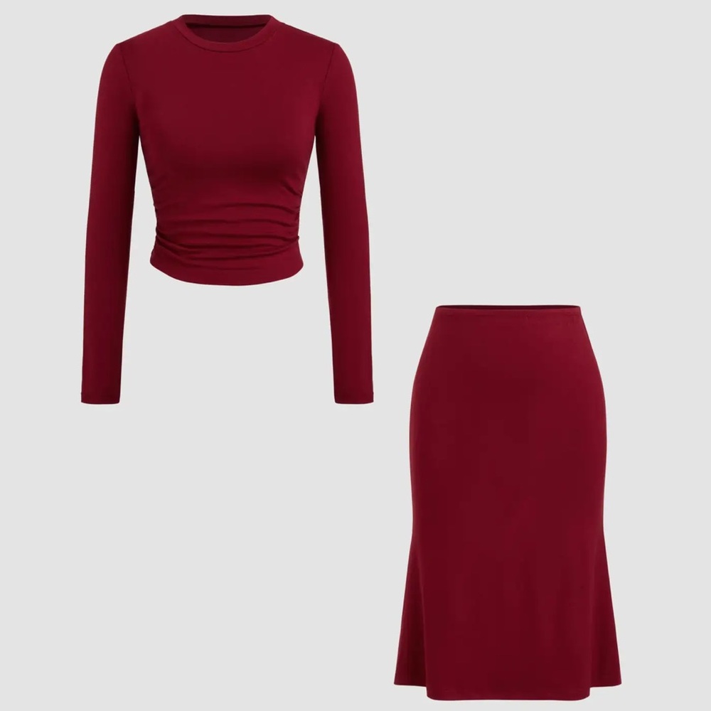 Cider Midi Skirt Set